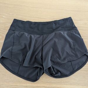 lululemon athletica Black High-Waist Running Shorts